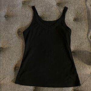 Classic Black Women's v neck Tank Top